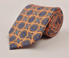 Blue Bold Circles Microfiber Necktie