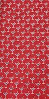Wine Cup Red Necktie - With Pocket Square
