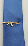 AK-47 Gold Tie Clip