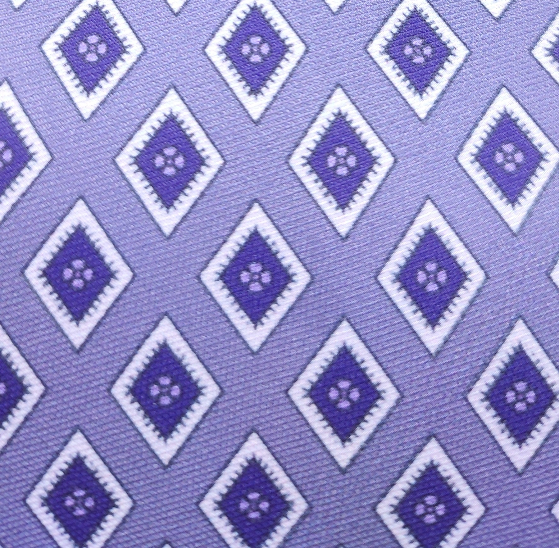 Blue Diamond Microfiber Necktie