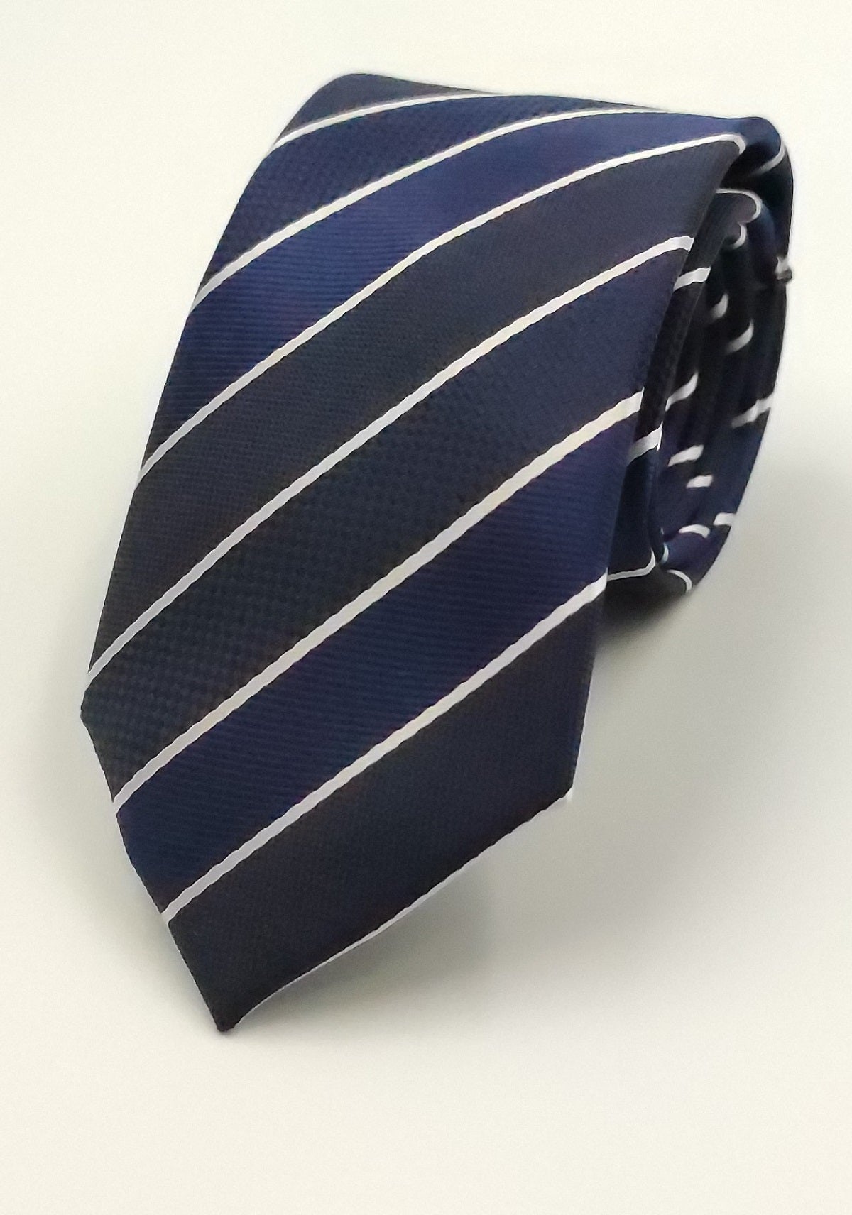 Necktie/Blue Stripped Slim