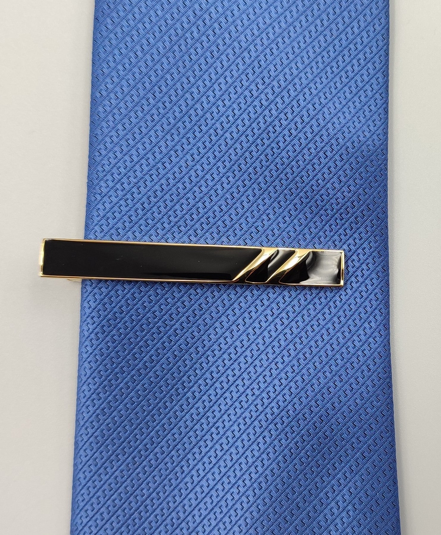 Black and Gold Tie Clip