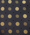 Necktie/Black and Gold Dots
