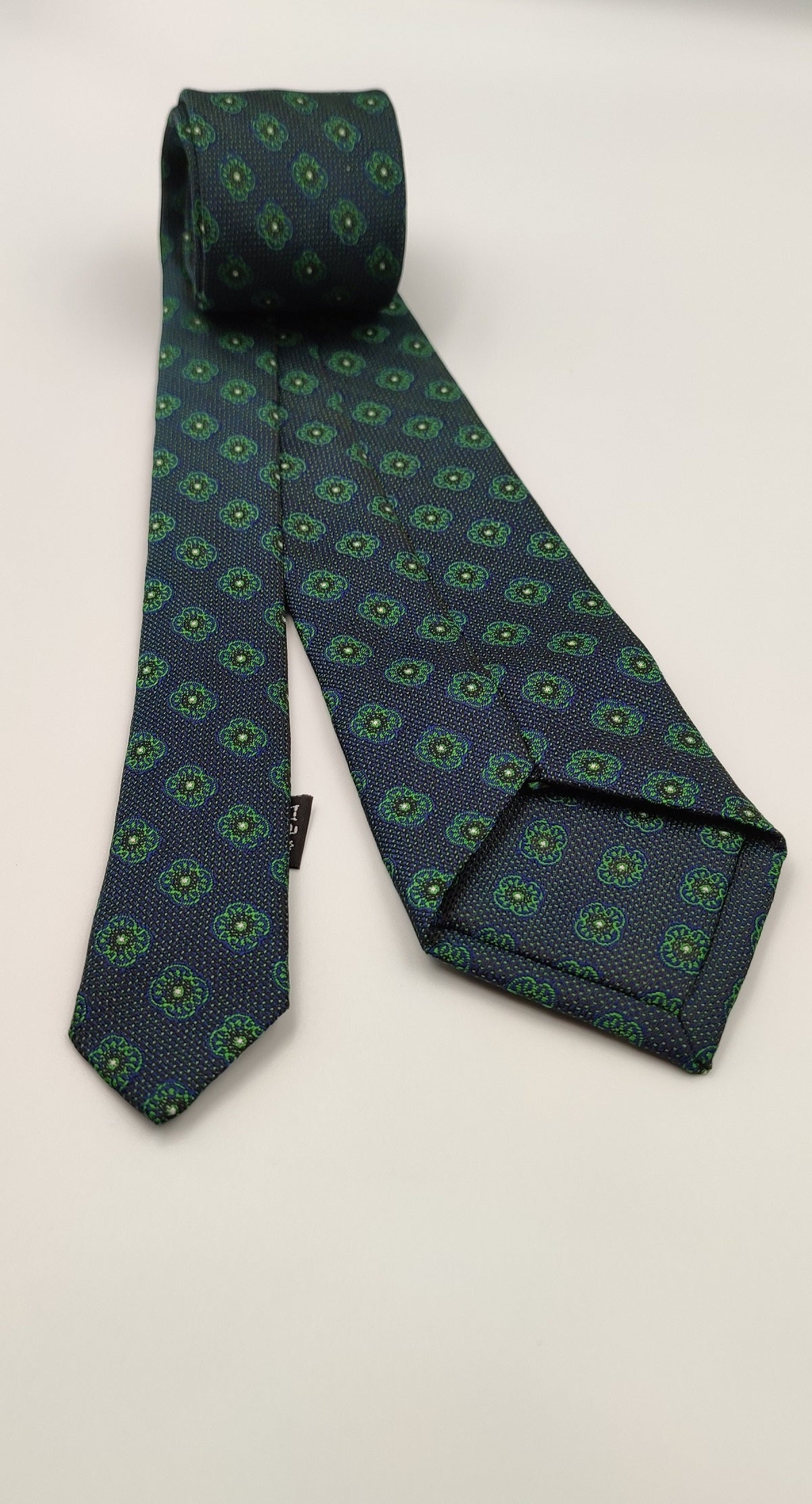 Necktie-Green Polka Dot