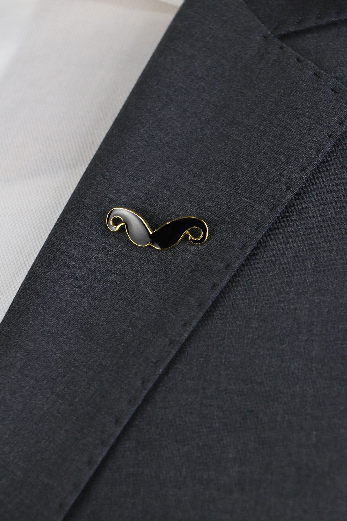 Small Moustache Brooch