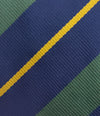 Multicolor Wide Stripped Microfiber Necktie