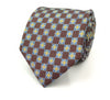 Blue with Yellow small flowers Microfiber Necktie
