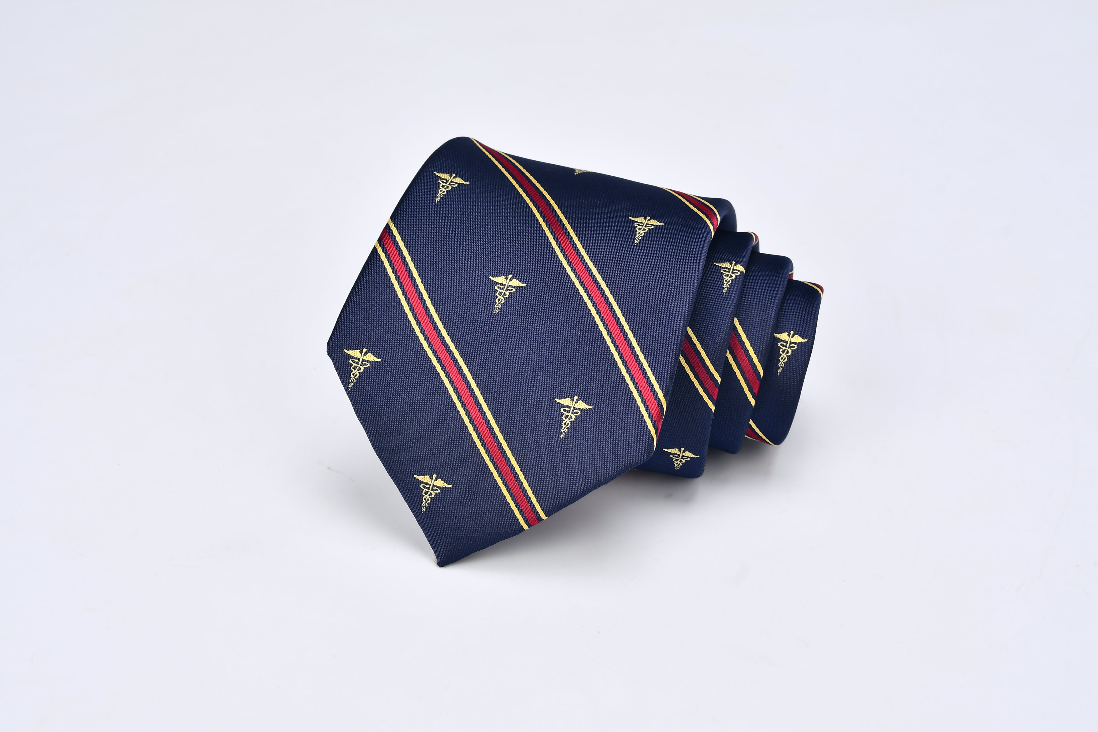 Microfiber Jacquard Doctor Striped Necktie