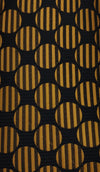 Necktie/Gold Polka Dot Art Silk-With Pocket Square2