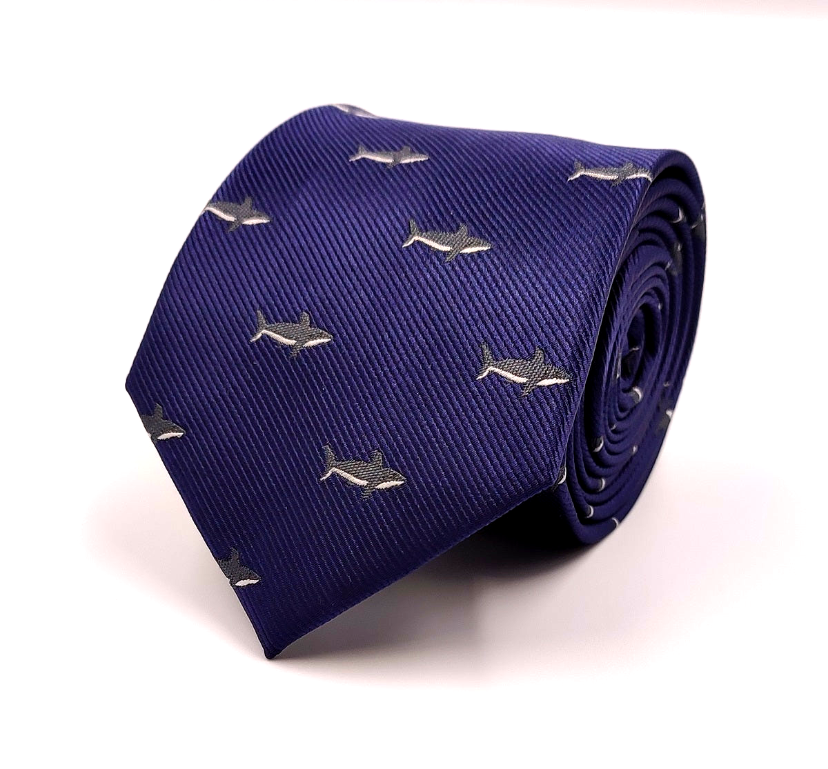 Neckties/Sharks Blue