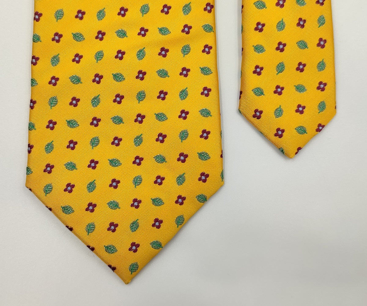 Necktie/Green Leaves Yellow