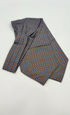 Brown Polka Dot Ascot