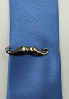 Moustache Black Tie Clip