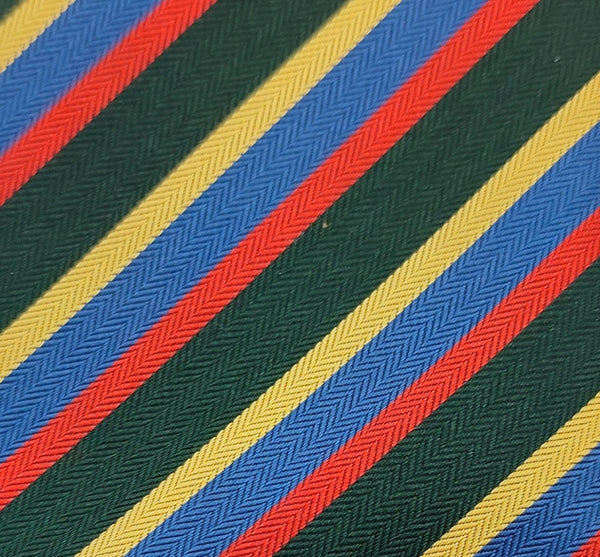 Multicolor Stripped  Necktie
