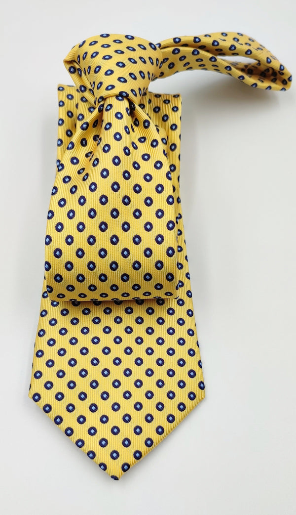 Necktie/Yellow Polka Dot