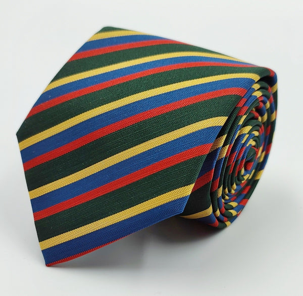 Multicolor Stripped  Necktie