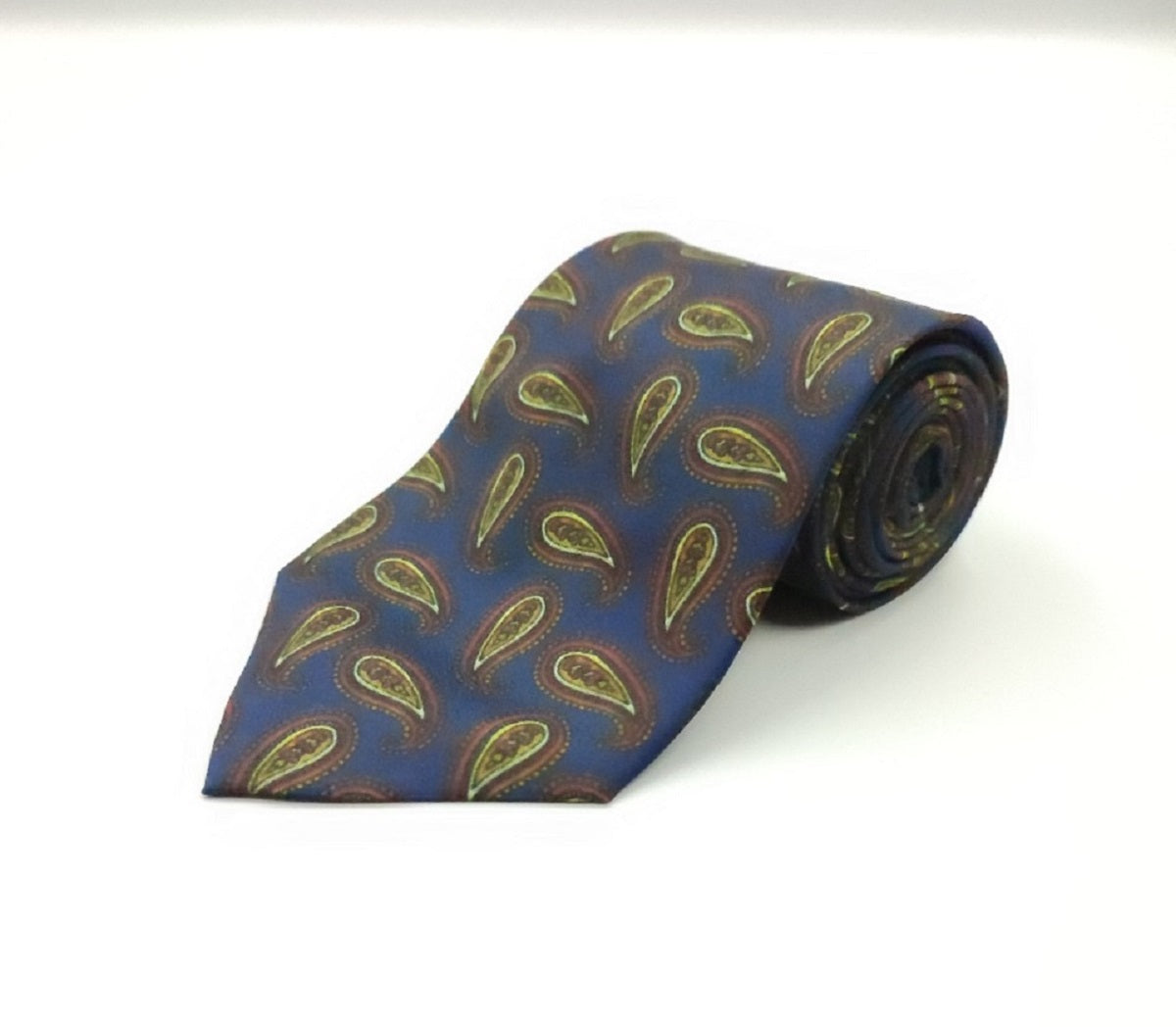 Necktie/Paisley Blue Printed