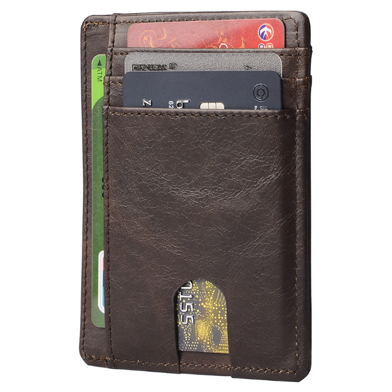 Cow Leather Card Holder - 12 Cards