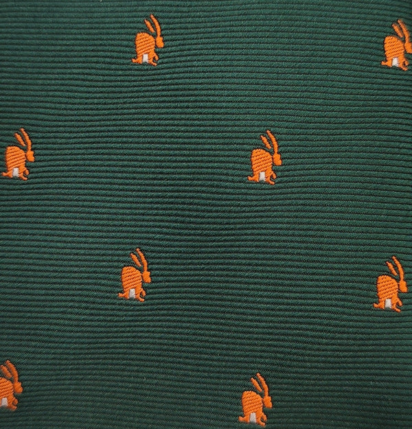 Necktie/Rabbits Green