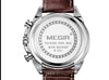 Brown Crocodile Leather Watch for Men