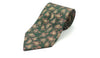 Necktie/Green Paisley Printed Necktie