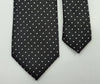 Necktie/Black Polka Dot